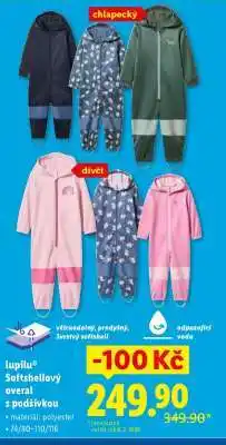 Lidl lupilu Softshellový overal s podšívkou nabídka