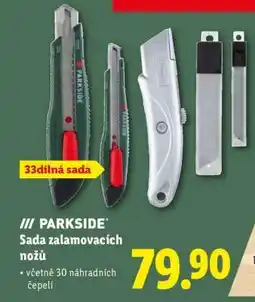 Lidl PARKSIDE Sada zalamovacích nožů nabídka