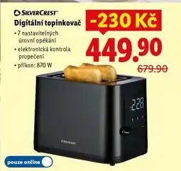Lidl SilverCrest Digitální topinkovač nabídka