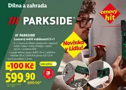 Lidl PARKSIDE Laserový měřič vzdálenosti 5 v 1 nabídka