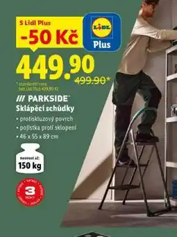 Lidl PARKSIDE Sklápěcí schůdky nabídka