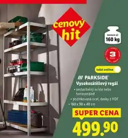 Lidl PARKSIDE Vysokozátěžový regál nabídka