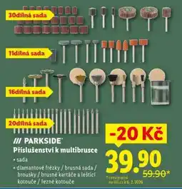 Lidl PARKSIDE Příslušenství k multibrusce nabídka