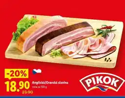 Lidl ANGLICKÁ ORAVSKÁ SLANINA nabídka