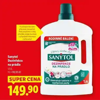 Sanytol Dezinfekce na prádlo
