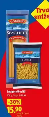 Lidl Špagety/Fusilli nabídka