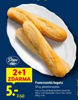 Lidl Francouzská bageta nabídka