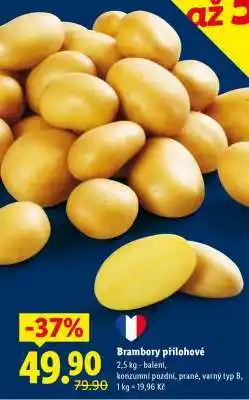Lidl Brambory přílohové nabídka