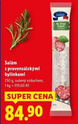 Lidl Salám s provensálskými bylinkami nabídka