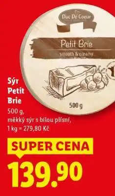 Lidl SÝR PETIT BRIE nabídka
