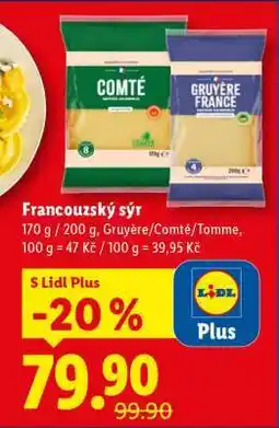 Lidl Francouzský sýr nabídka