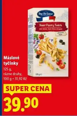 Lidl Máslové tyčinky nabídka