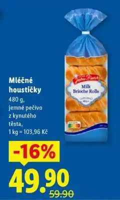 Lidl Mléčné houstičky nabídka