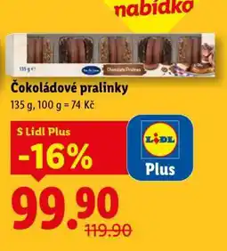 Lidl Čokoládové pralinky nabídka