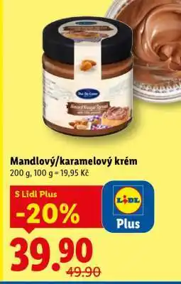Lidl Mandlový/karamelový krém nabídka