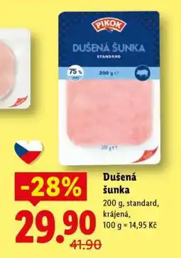 Lidl Dušená šunka nabídka