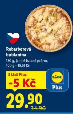Lidl REBARBOROVÁ BUBLANINA nabídka