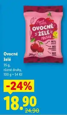 Lidl Ovocné želé nabídka