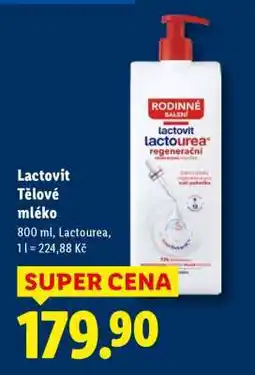 Lidl Lactovit Tělové mléko nabídka