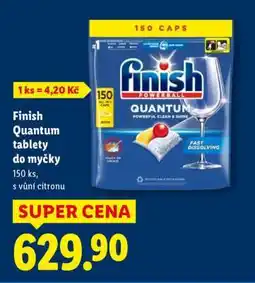 Lidl Finish Quantum tablety do myčky nabídka