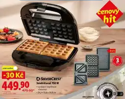 Lidl SilverCrest Sendvičovač 750 W nabídka