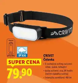 Lidl CRIVIT Čelovka nabídka