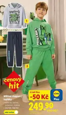 Lidl Mikina s kapucí / tepláky nabídka