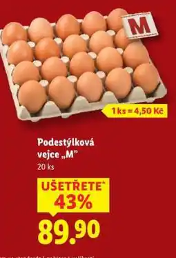 Lidl Podestýlková vejce M nabídka