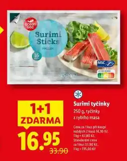 Lidl Surimi tyčinky nabídka