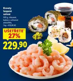 Lidl KREVETY LOUPANÉ VAŘENÉ nabídka