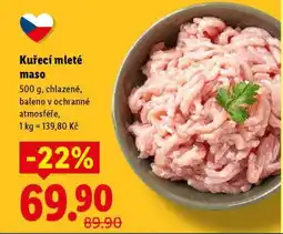 Lidl KUŘECÍ MLETÉ MASO nabídka