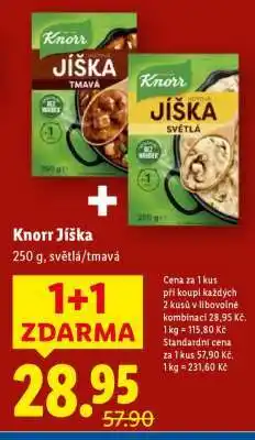 Lidl Knorr jíška nabídka