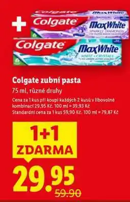 Lidl Colgate zubní pasta nabídka