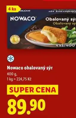 Lidl NOWACO Obalovaný sýr nabídka