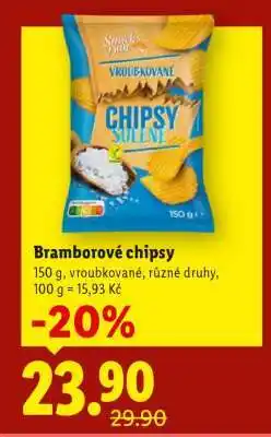 Lidl BRAMBOROVÉ CHIPSY nabídka