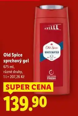 Lidl Old Spice sprchový gel nabídka