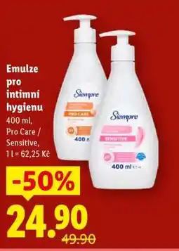 Lidl Emulze pro intimní hygienu nabídka