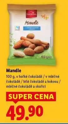 Lidl Mandle nabídka