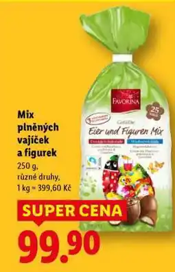 Lidl Mix plněných vajíček a figurek nabídka