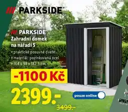 Lidl PARKSIDE Zahradní domek na nářadí S nabídka