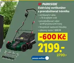 Lidl Parkside Elektrický vertikutátor a provzdušňovač trávníku nabídka