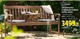 Lidl Zahradní lavice s výklopným stolkem Sevilla, akácie nabídka