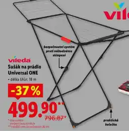 Lidl Vileda Sušák na prádlo Universal ONE nabídka