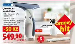 Lidl SilverCrest Aku čistič oken nabídka