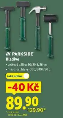Lidl PARKSIDE Kladivo nabídka