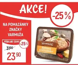 Globus NA POMAZÁNKY ZNAČKY VARMUŽA nabídka