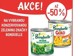 Globus NA VYBRANOU KONZERVOVANOU ZELENINU ZNAČKY BONDUELLE nabídka