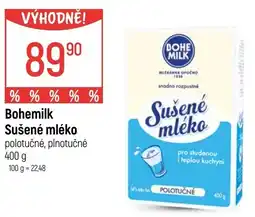 Globus Bohemilk Sušené mléko polotučné, plnotučné nabídka