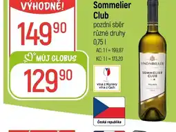 Globus Sommelier Club pozdní sběr nabídka