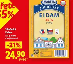Lidl Jihočeský eidam plátky nabídka